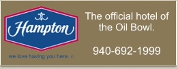 Hampton Inn - Official hotel of the Oil Bowl